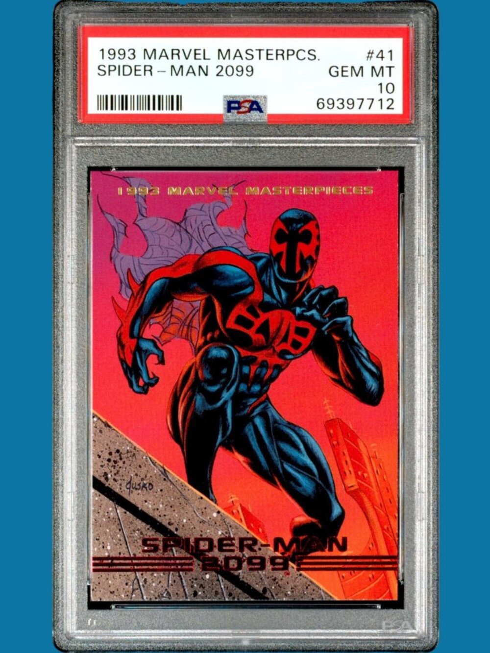 1993 Marvel Masterpieces #41 SPIDER-MAN 2099 PSA 10 GEM Mint